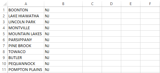 Two Column FindZip File Example