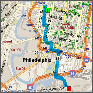 CDXZipStream Route Map