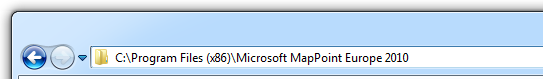 How to set the default MapPoint version