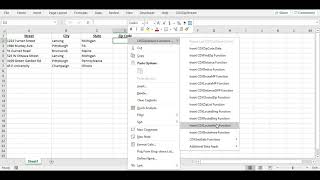 Routing and Geocoding in Excel with the HERE API