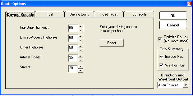 routeoptions